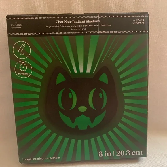 NIB Ashland Halloween Radiant Shadows Black Cat - Picture 1 of 5